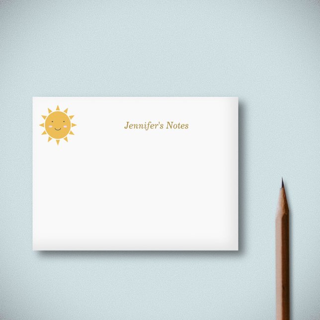 Post-it® Soleil mignon (Cute Sun Post-it Notes)
