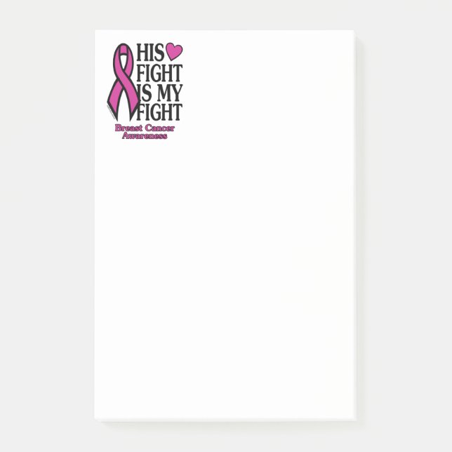 Post-it® Son combat...Cancer du sein (Devant)