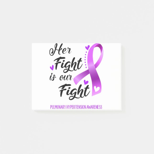 Post-it® Son combat est notre combat contre l'hypertension  (Devant)
