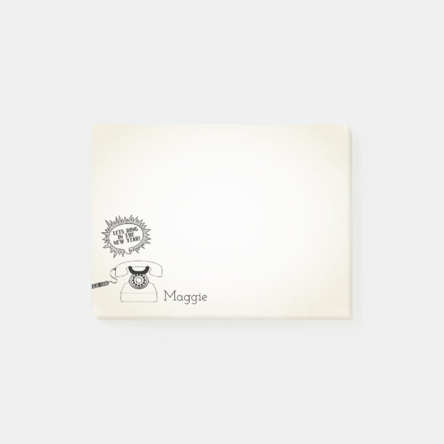 Post-it® Sonnons par nouvelle année (Devant)