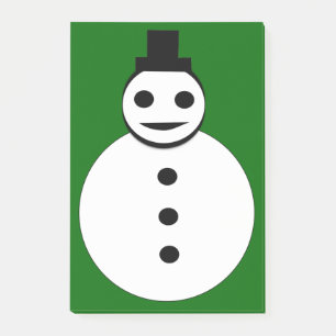 Post-it® Sourire Noël Snowman Post it note Pad