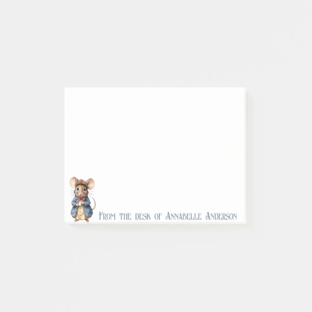 Post-it® Souris Victorienne Personnaliser (Devant)