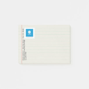 Post-it® Souvenirs créatifs rayés de papier de carnet
