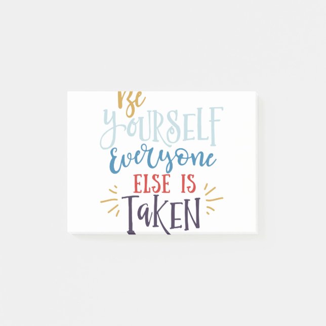 Post-it® Soyez vous tous Tous les autres sont pris (Devant)
