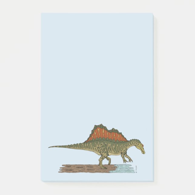 Post-it® Spinosaure de Dinosaure Crétacé (Devant)