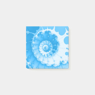 Post-it® Spirale fractale Bleu Clair 3x3