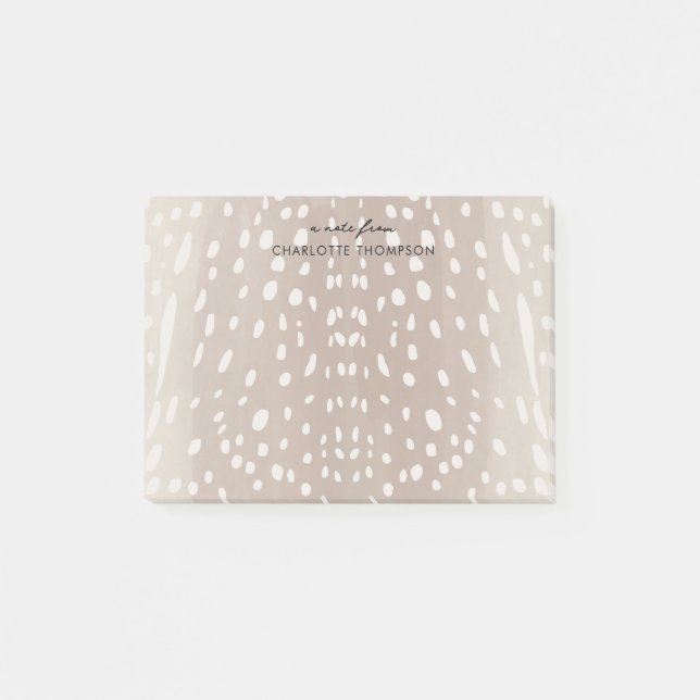 Post-it® Spown Spots Baby Deer Poster de animal Personnalis (Devant)