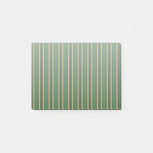 Post-it® Springbok vert et or bonbons rayures