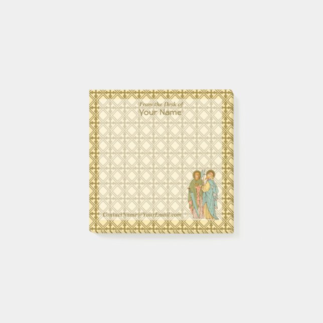 Post-it® SS. Simon & Jude (RLS 16, Style 2) 3"x3" (Devant)