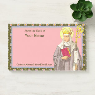 Post-it® St. Audrey (Etheldreda) (P 003) 10"x6"