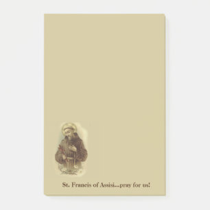 Post-it® St Francis du saint patron d'Assisi des animaux