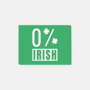 Post-it® St Patrick's Day 0% Irish Four Leaf Clover