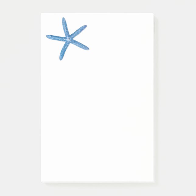 Post-it® Starfish bleu (Devant)