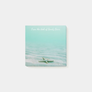 Post-it® Starfish & Sand Nautique Aqua Water Plage tropical