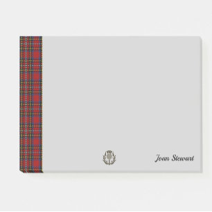 Post-it® Stewart Tartan & Scottish Thistle Personnalisé