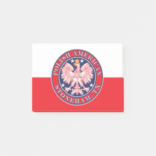 Post-it® Stoneham Texas Polonais Aigle Américaine