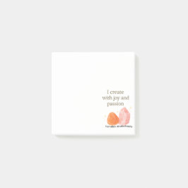 Post-it® Style d'affirmation Carnelien & Rhodochrosite 1