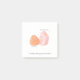 Post-it® Style d'affirmation Carnelien & Rhodochrosite 2