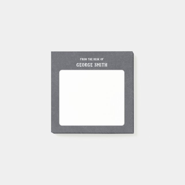 Post-it® Style de tableau noir du bureau personnalisable (Devant)