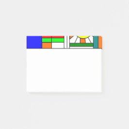 Post-it® Style moderne en verre de trait