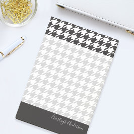 Post-it® Style moderne noir et blanc Houndstooth