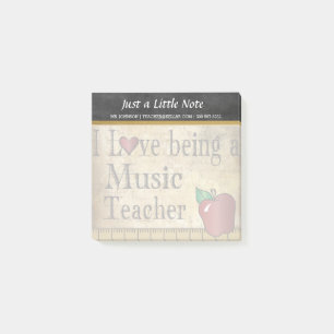 Post-it® Style vintage du professeur de musique