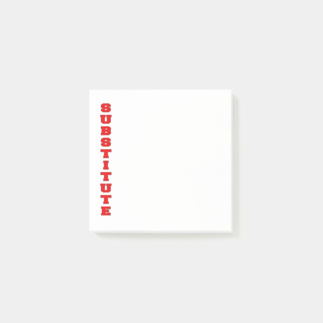 Post-it® Substituer (Devant)