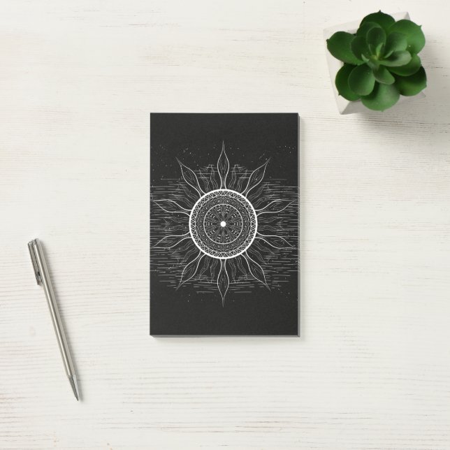 Post-it® Sun Mandala 2 (Bureau)