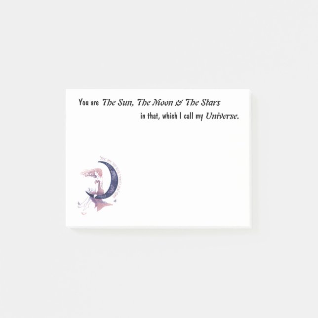 Post-it® Sun Moon & Stars Publier des notes (Devant)