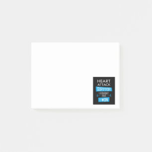 Post-it® Survivant de l'attaque cardiaque, je me suis battu