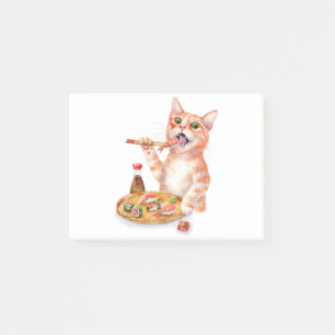 Post-it® Sushi Cat