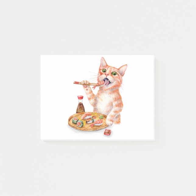 Post-it® Sushi Cat (Devant)
