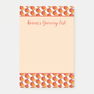 Post-it® Sweet Georgia Peach Peaches Fruit Épicerie Liste