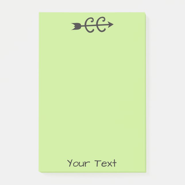 Post-it® Symbole courant de pays croisé (Devant)