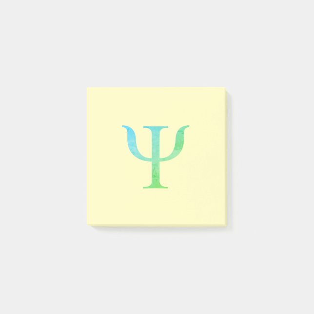 Post-it® Symbole de la science psychologie post-it Notes (Devant)