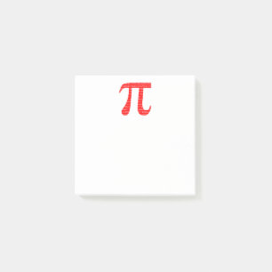 Post-it® Symbole mathématique de jour rouge original du