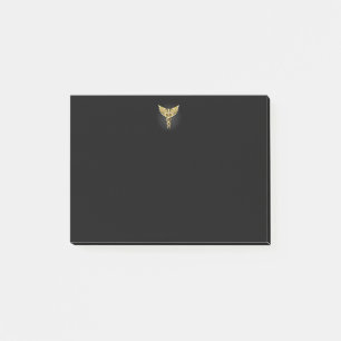 Post-it® Symbole Polygonal Or Caduceus
