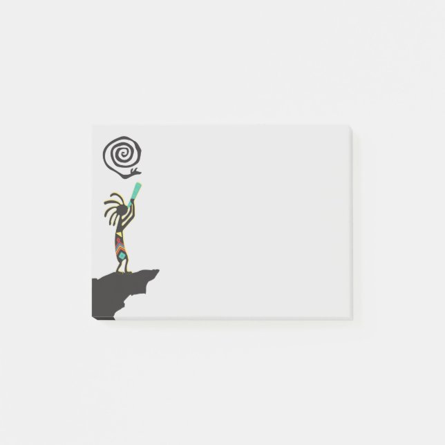 Post-it® Symbole serpent spiral Kokopelli Notes (Devant)