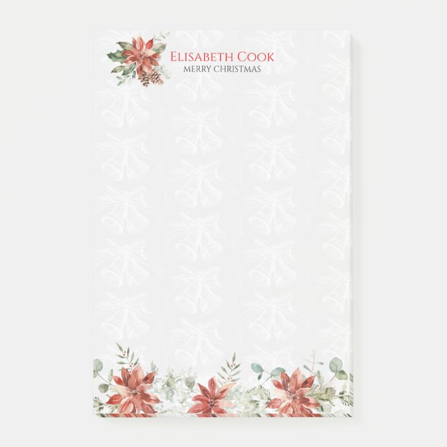 Post-it® Symboles de Noël et fleurs (Devant)