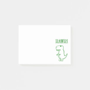 Post-it® T Rex Dino Vert En Colère