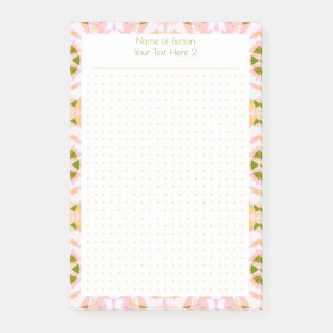 Post-it® Tableau Cadeau Étudiant Pink Green Dot