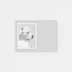 Post-it® Tableau Dogo Argentino - Art Chien original