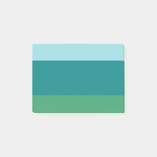Post-it® Tanager Turquoise, Turquoise Blue et Kelly Green H