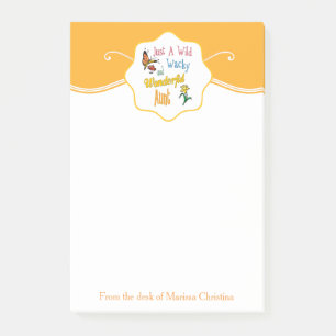 Post-it® Tante merveilleuse farfelue sauvage Gifts