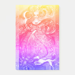 POST-IT® TAROTS DES OMBRES PERDUES / LA DAME DE LA LUNE