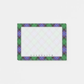 Post-it® Tartan écossais majestueux de Galbraith de clan