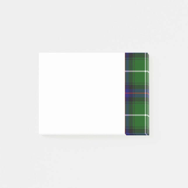 Post-it® Tartan et crête écossais de Donald de clan (Devant)