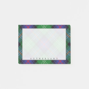 Post-it® Tartan Royal du Clan Écossais Sutherland