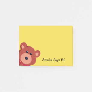 Post-it® Teddy Bear personnalisée