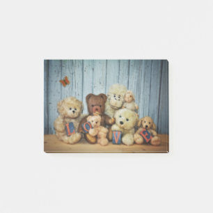 Post-it® Teddy mit Freunde